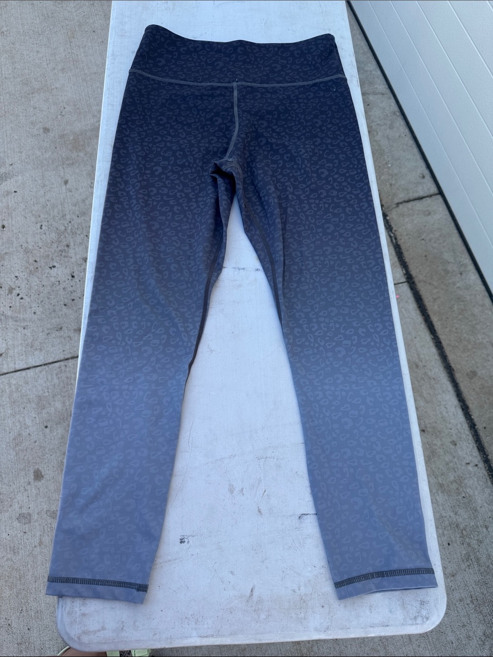 ZYIA Grey Leopard Ombre Leggings